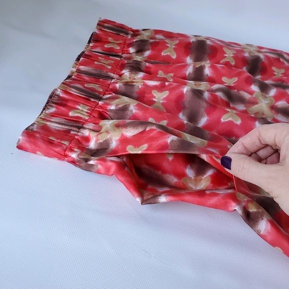 J.Crew Vibrant Cotton Elastic Waist Skirt NWOT - Picture 3 of 7